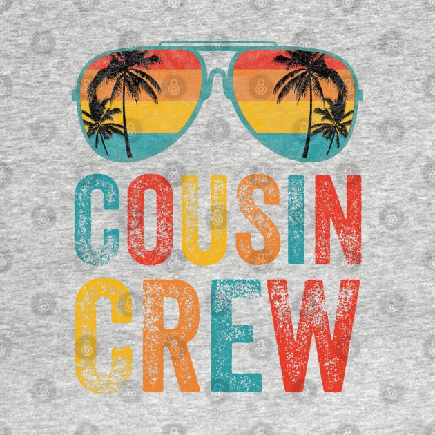 Cousin Crew Beach Retro Aviator Sunglasses by Duds4Fun